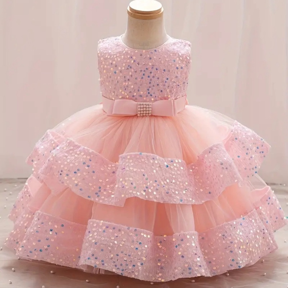 NWT ELEGANT SEQUINED PRINCESS DRESS Possible Costume/Dual Purpose/Crown
